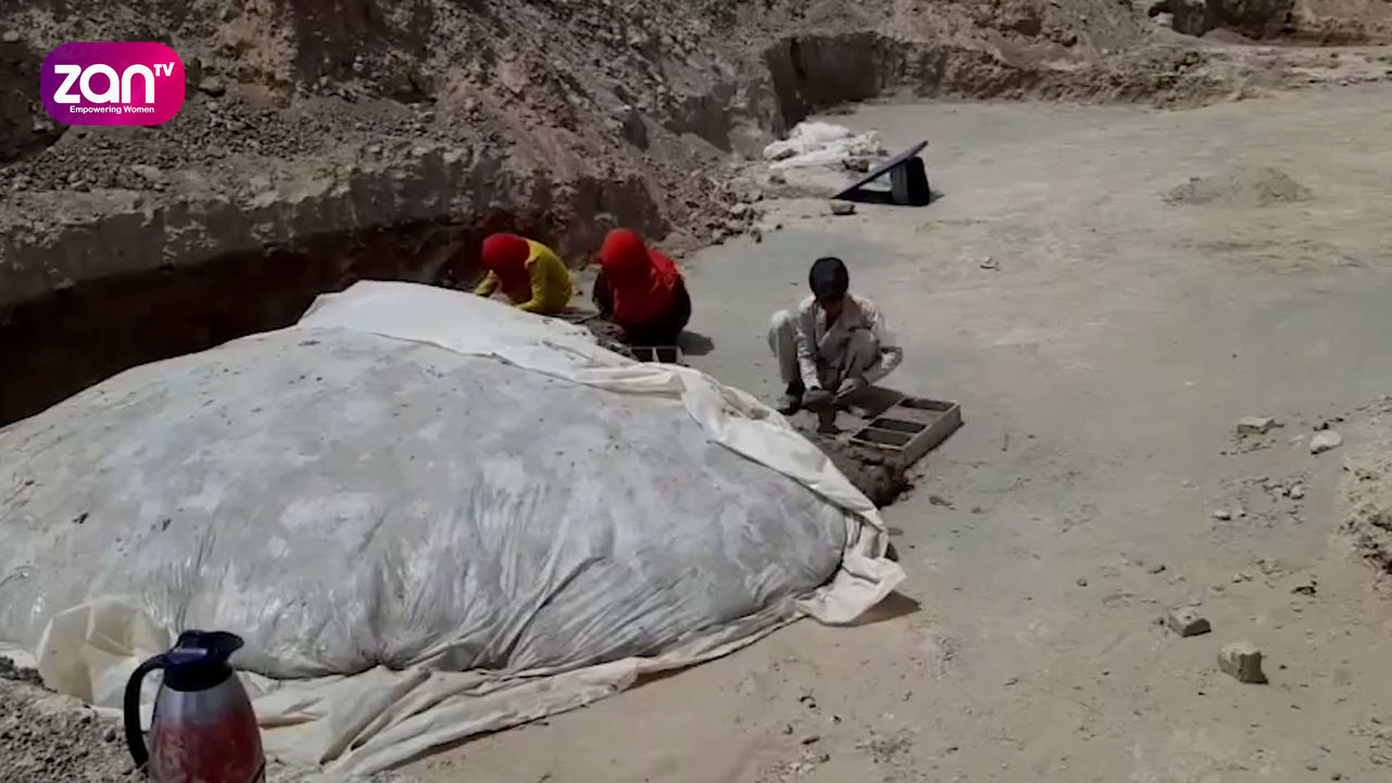 Instead of School, Children in Balkh Make Bricks
